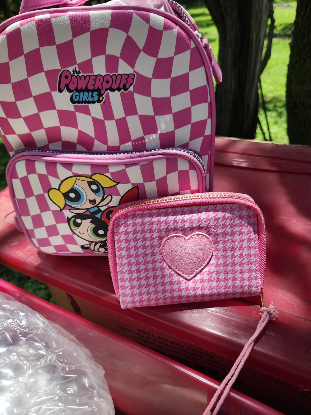 NEW Loungefly Powerpuff Backpack And Matching Wallet